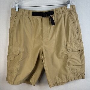 Timberland Cargo Shorts Khaki Adjustable Belt Hiking Utility Mens Large